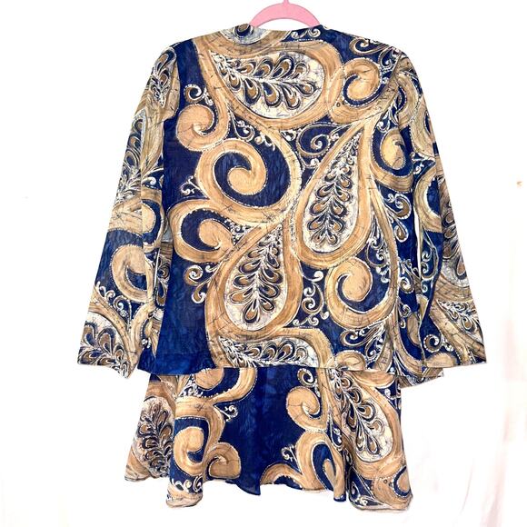 Vintage RAGE of California 60s 2 Piece Mini Dress Jacket Retro Sleeveless - Picture 3 of 12